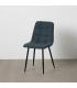 SILLA AZUL TEJIDO-METAL CONTRACT 44 X 42 X 89 CM