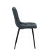 SILLA AZUL TEJIDO-METAL CONTRACT 44 X 42 X 89 CM