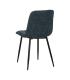 SILLA AZUL TEJIDO-METAL CONTRACT 44 X 42 X 89 CM