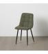 SILLA VERDE TEJIDO-METAL CONTRACT 44 X 42 X 89 CM