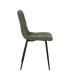 SILLA VERDE TEJIDO-METAL CONTRACT 44 X 42 X 89 CM