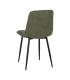 SILLA VERDE TEJIDO-METAL CONTRACT 44 X 42 X 89 CM