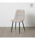 SILLA GRIS TEJIDO-METAL CONTRACT 44 X 42 X 89 CM