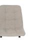 SILLA GRIS TEJIDO-METAL CONTRACT 44 X 42 X 89 CM