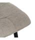 SILLA GRIS TEJIDO-METAL CONTRACT 44 X 42 X 89 CM