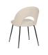 SILLA BLANCO TEJIDO-METAL CONTRACT 49 X 60 X 81 CM