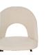 SILLA BLANCO TEJIDO-METAL CONTRACT 49 X 60 X 81 CM