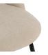SILLA BLANCO TEJIDO-METAL CONTRACT 49 X 60 X 81 CM