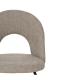 SILLA TAUPE TEJIDO-METAL CONTRACT 49 X 60 X 81 CM