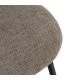 SILLA TAUPE TEJIDO-METAL CONTRACT 49 X 60 X 81 CM