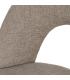 SILLA TAUPE TEJIDO-METAL CONTRACT 49 X 60 X 81 CM