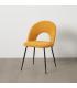 SILLA AMARILLO TEJIDO-METAL CONTRACT 49 X 60 X 81 CM