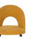 SILLA AMARILLO TEJIDO-METAL CONTRACT 49 X 60 X 81 CM