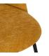 SILLA AMARILLO TEJIDO-METAL CONTRACT 49 X 60 X 81 CM