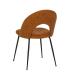 SILLA MARRÓN TEJIDO-METAL CONTRACT 49 X 60 X 81 CM