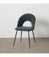 SILLA AZUL TEJIDO-METAL CONTRACT 49 X 60 X 81 CM