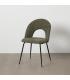 SILLA VERDE TEJIDO-METAL CONTRACT 49 X 60 X 81 CM