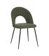 SILLA VERDE TEJIDO-METAL CONTRACT 49 X 60 X 81 CM