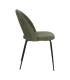 SILLA VERDE TEJIDO-METAL CONTRACT 49 X 60 X 81 CM