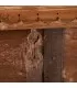 Baul marrom madeira teka 160 x 44 x 49 cm