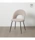 SILLA GRIS TEJIDO-METAL CONTRACT 49 X 60 X 81 CM