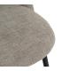 SILLA GRIS TEJIDO-METAL CONTRACT 49 X 60 X 81 CM