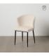 SILLA BLANCO TEJIDO-METAL CONTRACT 52,50 X 55 X 80 CM