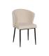 SILLA BLANCO TEJIDO-METAL CONTRACT 52,50 X 55 X 80 CM