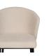 SILLA BLANCO TEJIDO-METAL CONTRACT 52,50 X 55 X 80 CM