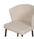 SILLA BLANCO TEJIDO-METAL CONTRACT 52,50 X 55 X 80 CM