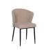 SILLA BEIGE TEJIDO-METAL CONTRACT 52,50 X 55 X 80 CM