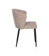 SILLA BEIGE TEJIDO-METAL CONTRACT 52,50 X 55 X 80 CM