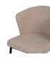 SILLA BEIGE TEJIDO-METAL CONTRACT 52,50 X 55 X 80 CM