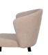 SILLA BEIGE TEJIDO-METAL CONTRACT 52,50 X 55 X 80 CM