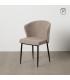 SILLA TAUPE TEJIDO-METAL CONTRACT 52,50 X 55 X 80 CM