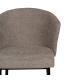 SILLA TAUPE TEJIDO-METAL CONTRACT 52,50 X 55 X 80 CM