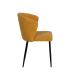 SILLA AMARILLO TEJIDO-METAL CONTRACT 52,50 X 55 X 80 CM
