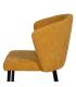 SILLA AMARILLO TEJIDO-METAL CONTRACT 52,50 X 55 X 80 CM