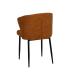 SILLA MARRÓN TEJIDO-METAL CONTRACT 52,50 X 55 X 80 CM