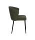 SILLA VERDE TEJIDO-METAL CONTRACT 52,50 X 55 X 80 CM