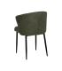 SILLA VERDE TEJIDO-METAL CONTRACT 52,50 X 55 X 80 CM