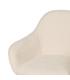 SILLA BLANCO TEJIDO-METAL CONTRACT 61 X 59,50 X 83 CM