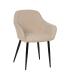 SILLA BEIGE TEJIDO-METAL CONTRACT 61 X 59,50 X 83 CM