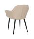SILLA BEIGE TEJIDO-METAL CONTRACT 61 X 59,50 X 83 CM