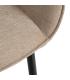SILLA BEIGE TEJIDO-METAL CONTRACT 61 X 59,50 X 83 CM