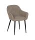 SILLA TAUPE TEJIDO-METAL CONTRACT 61 X 59,50 X 83 CM