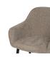 SILLA TAUPE TEJIDO-METAL CONTRACT 61 X 59,50 X 83 CM
