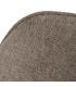 SILLA TAUPE TEJIDO-METAL CONTRACT 61 X 59,50 X 83 CM