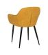 SILLA AMARILLO TEJIDO-METAL CONTRACT 61 X 59,50 X 83 CM