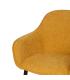 SILLA AMARILLO TEJIDO-METAL CONTRACT 61 X 59,50 X 83 CM